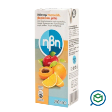 Ήβη - Χυμός Νέκταρ Πορτοκάλι Μήλο Βερίκοκο 250ml - 250ml - Τεμάχιο Ήβη -...